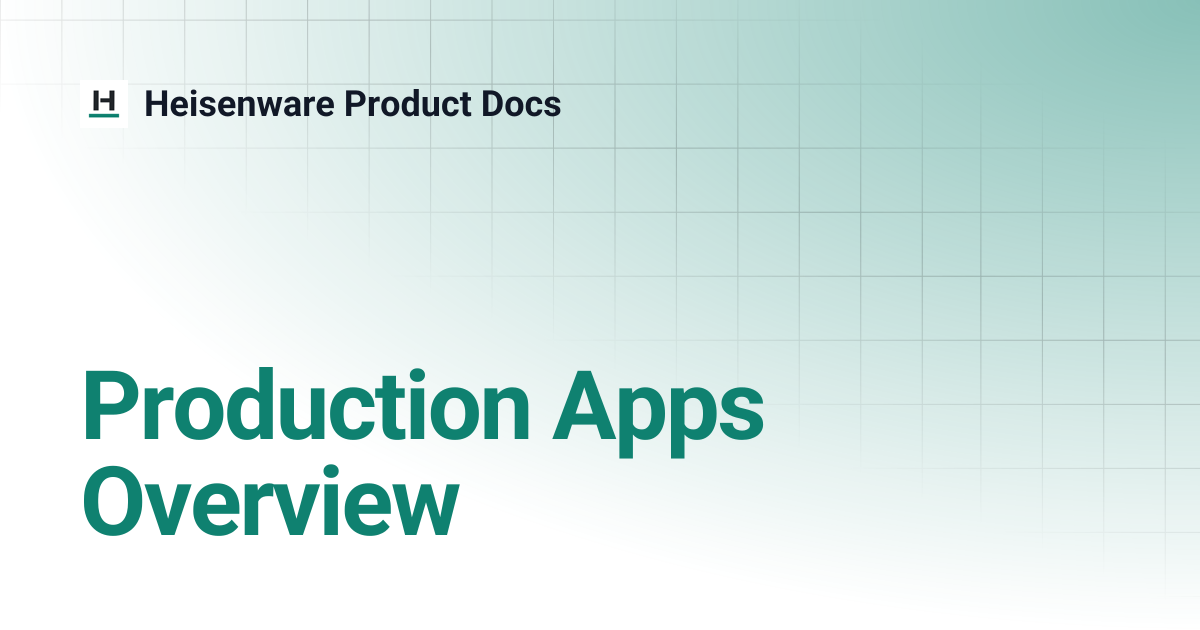 Overview heisenware docs